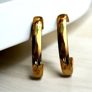 New Gold Hoop Earrings